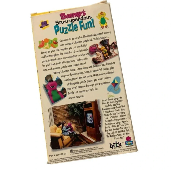 BUNDLE of 4 Barney VHS tapes - Picture 4 of 9